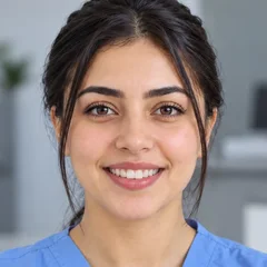 موظّفة تسجّل حضورها بالتعرّف على الوجه